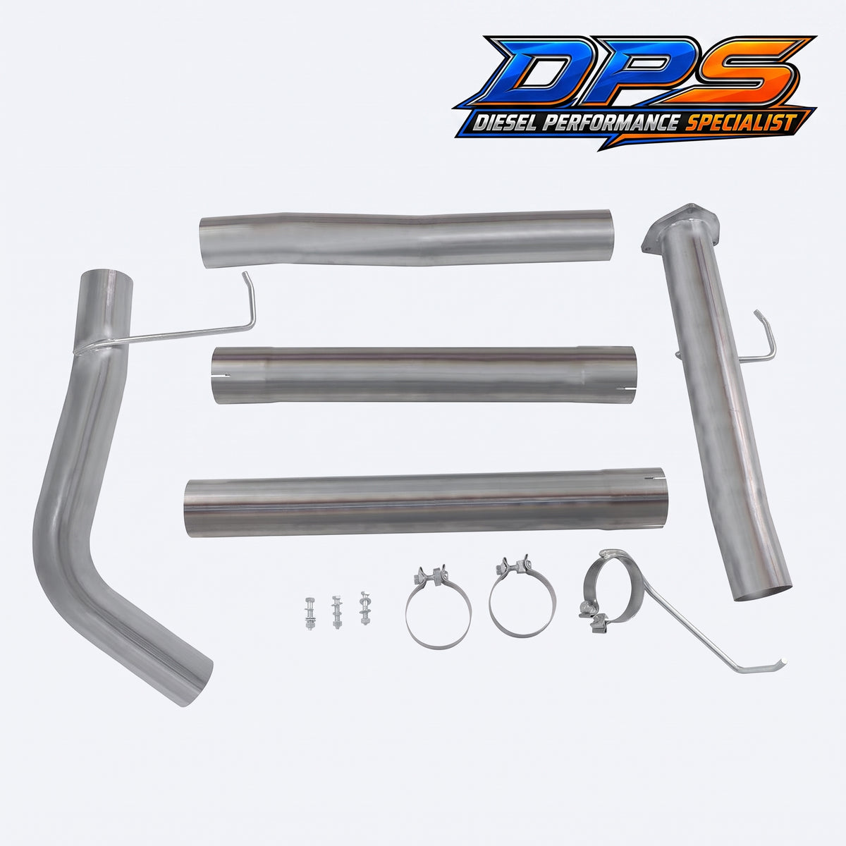 4in. Race Pipe - No Muffler - 10-19 Cummins 6.7L - C&C