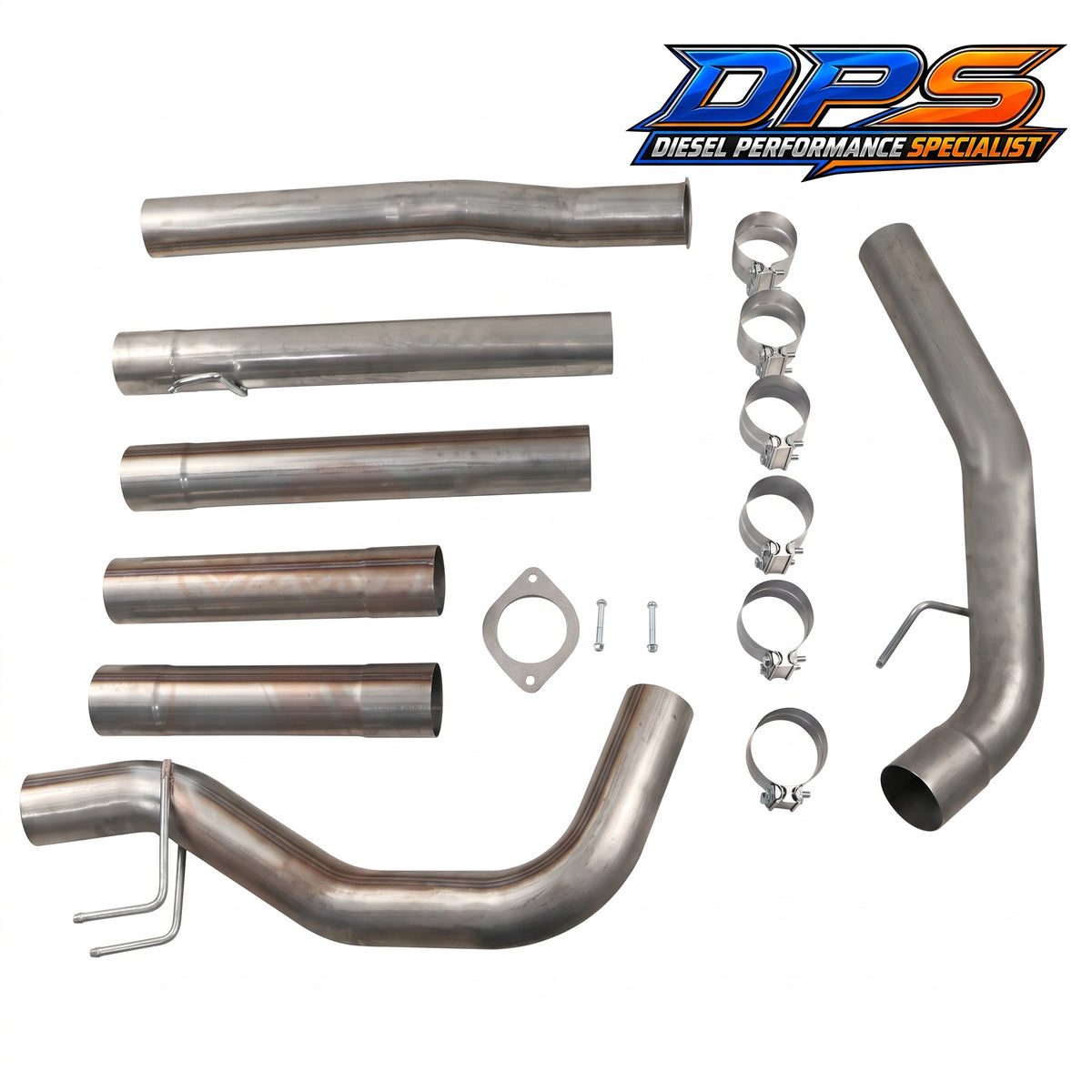 4in. Downpipe Back - No Muffler - 11-24 Powerstoke 6.7L