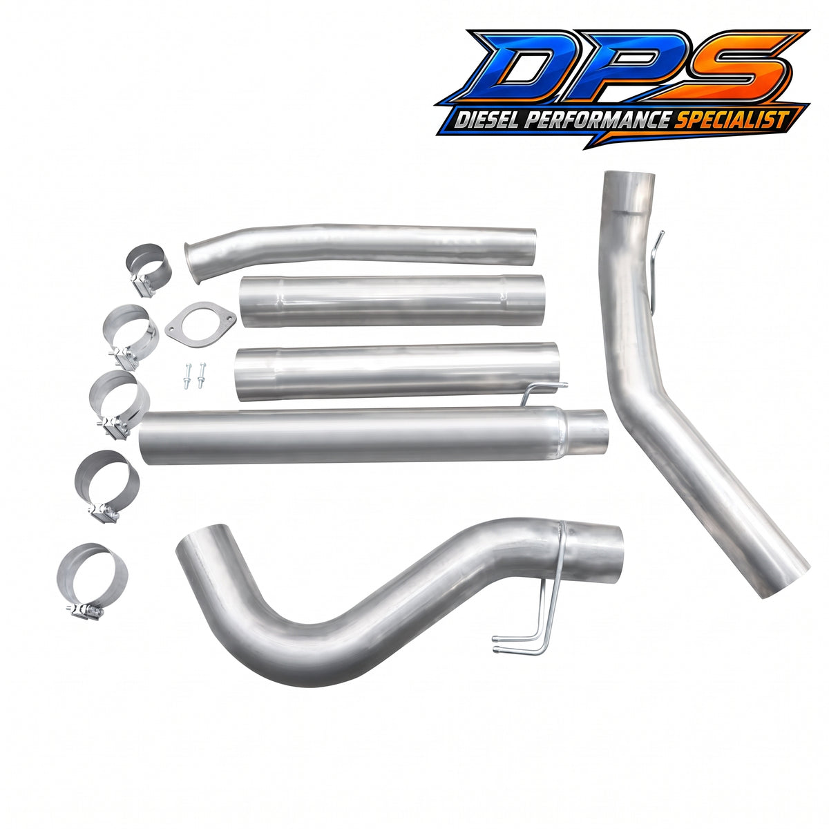 5in. Downpipe Back - No Muffler - 11-22 Powerstoke 6.7L
