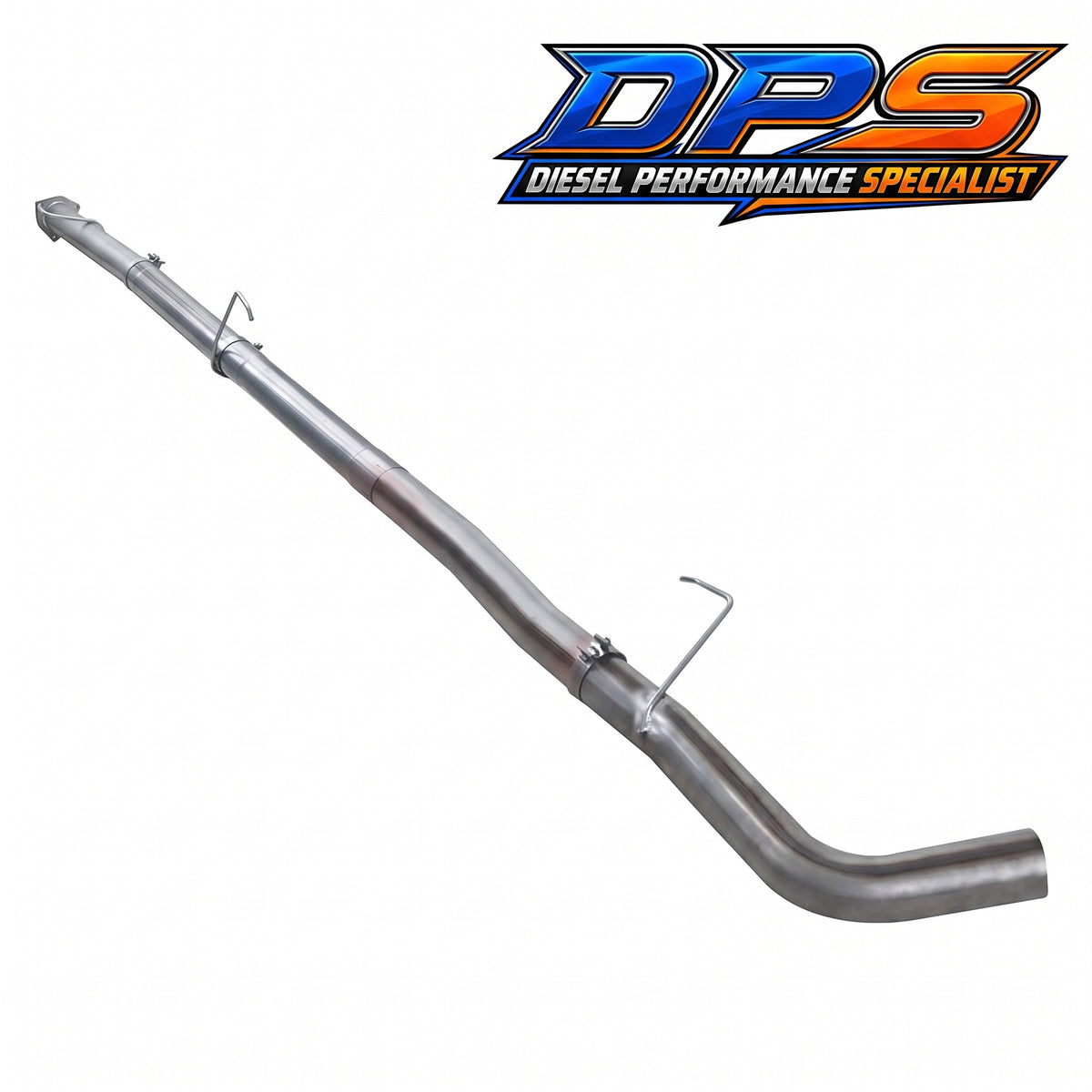 4in. Downpipe Back - No Muffler - 13-18 Cummins 6.7L