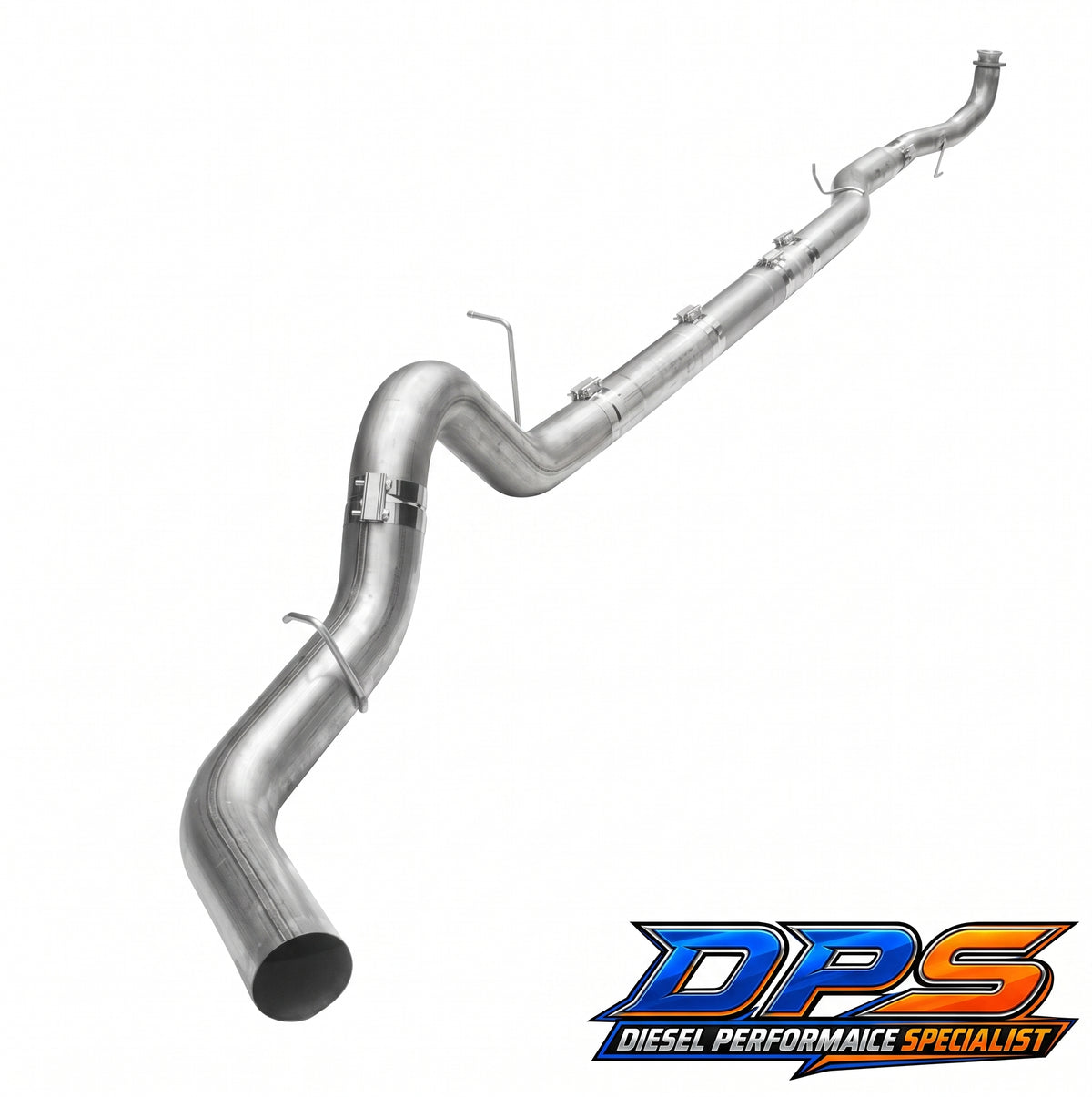 5in. Downpipe Back - No Muffler - 15.5-16 Duramax 6.6L