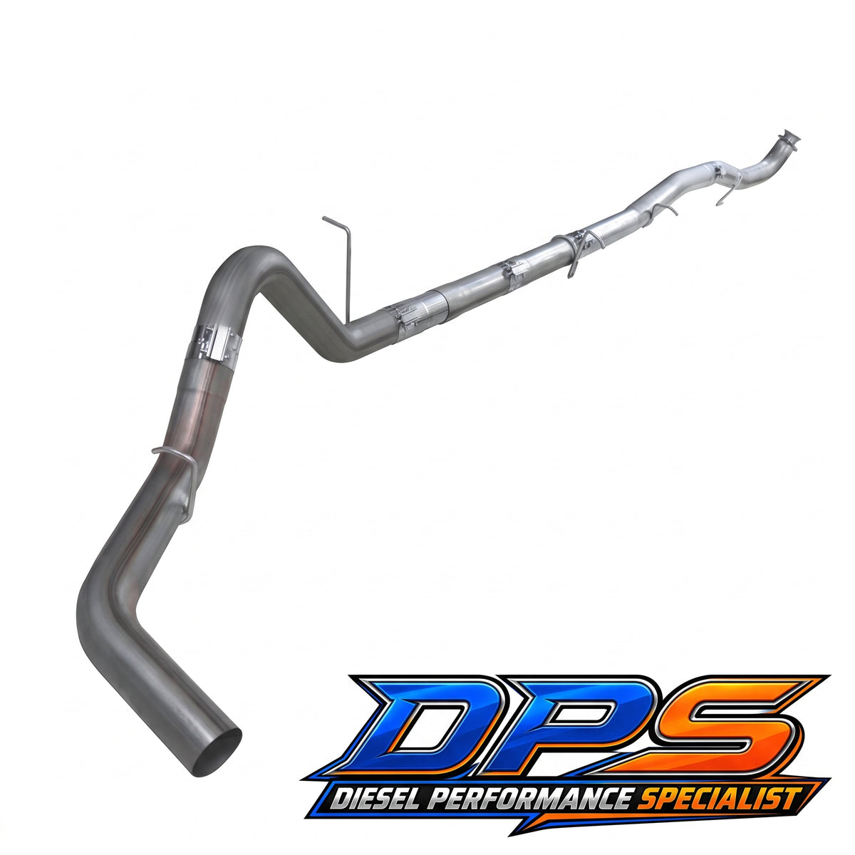 4in. Downpipe Back - No Muffler - 17-23 Duramax 6.6L L5P